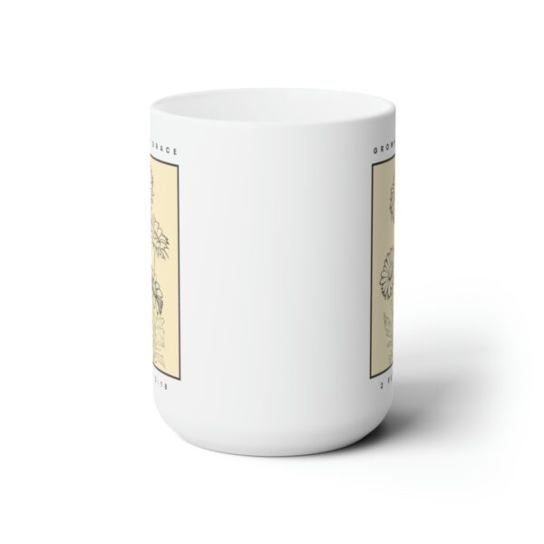 Grow in the Grace Ceramic Mug 15oz - Image 2