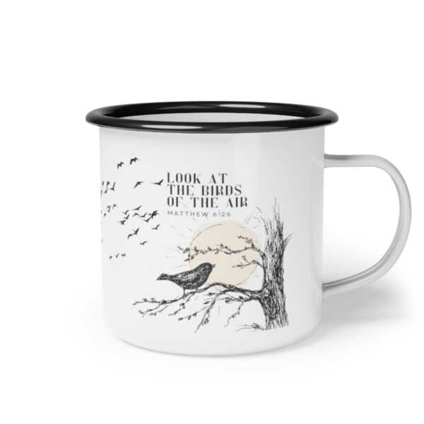 Birds of the Air Enamel Camp Cup - Image 3