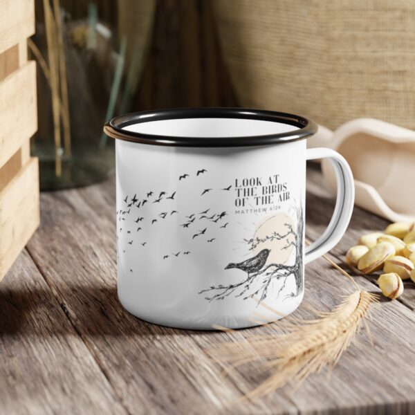 Birds of the Air Enamel Camp Cup - Image 5