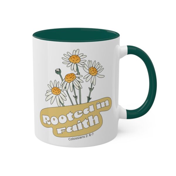 Rooted in Faith Mug, 11oz - Image 4