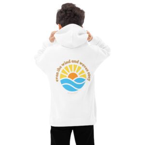 Winds and the Waves Obey Him! Kids Sweater