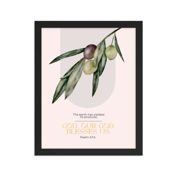 Then the Earth Will Yield Its Harvests FRAMED Poster - Image 2
