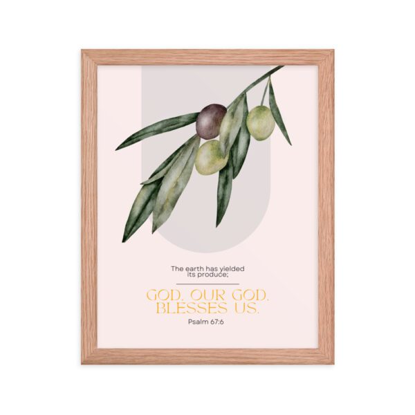 Then the Earth Will Yield Its Harvests FRAMED Poster - Image 3