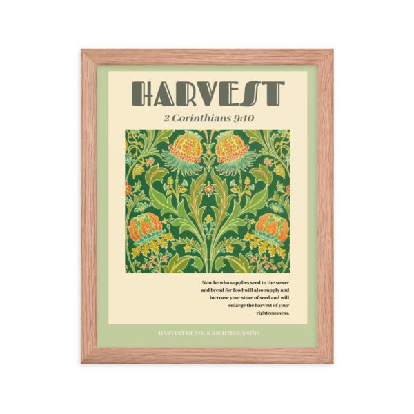 He Who Supplies Seed FRAMED Poster - Image 3