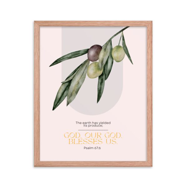 Then the Earth Will Yield Its Harvests FRAMED Poster - Image 4
