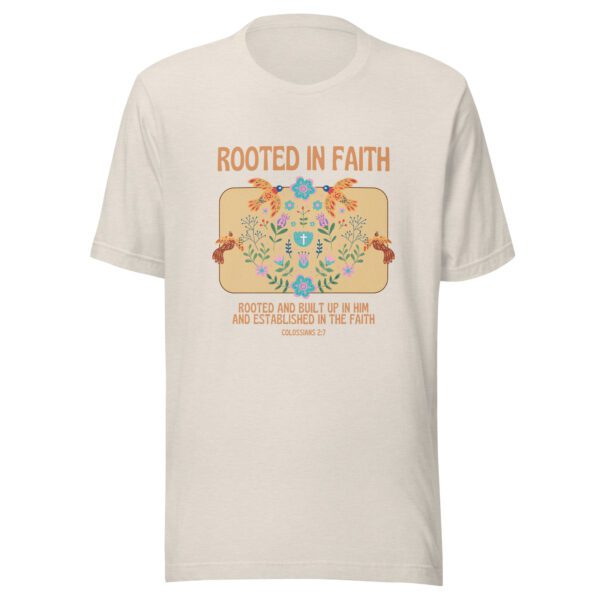 Rooted and Built Up in Him T-Shirt - Image 3