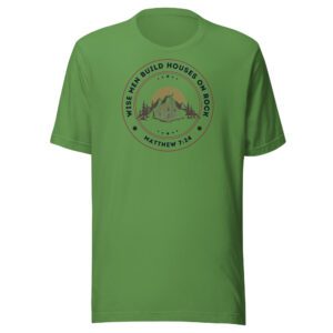 Wise Men Build on Rock T-Shirt