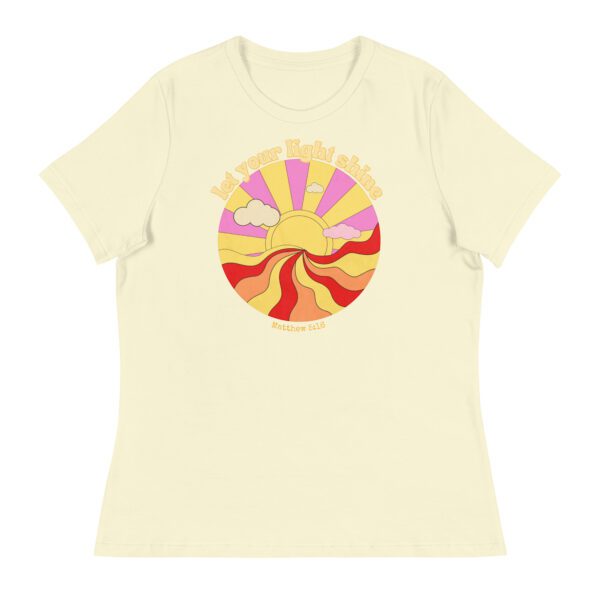 Let Your Light Shine Women's Relaxed T-Shirt - Image 4