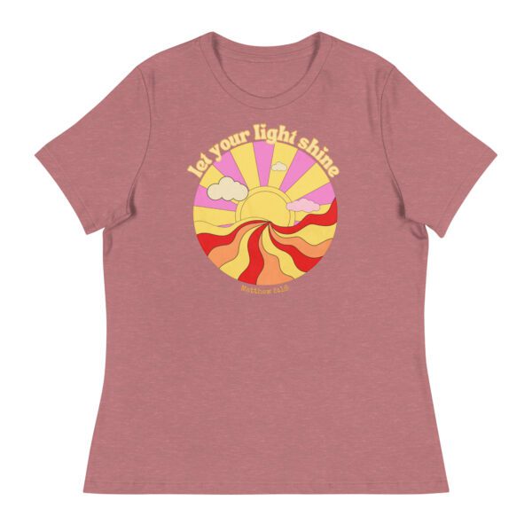 Let Your Light Shine Women's Relaxed T-Shirt - Image 2