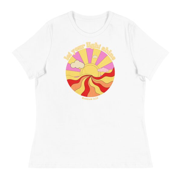 Let Your Light Shine Women's Relaxed T-Shirt - Image 5